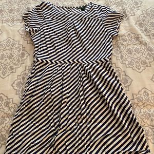 J.Crew Short Sleeve Striped Dress